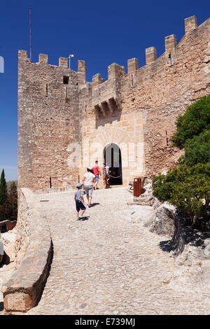 Castell de Capdepera, Capdepera, Mallorca (Mallorca), Balearische Inseln (Islas Baleares), Spanien, Mittelmeer, Europa Stockfoto