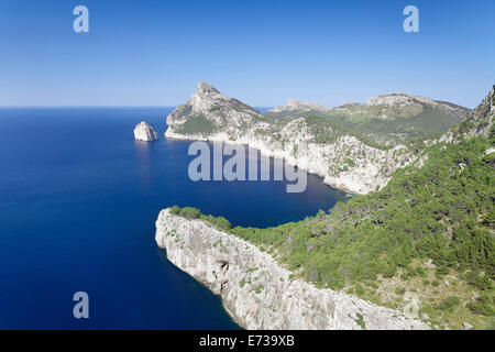 Cap de Formentor (Cap de Formentor), El Colomer Insel Mallorca (Mallorca), Balearische Inseln (Islas Baleares), Spanien Stockfoto