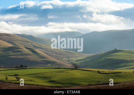 John Peel Land zurück o ' Skiddaw, fällt über Caldbeck, Cumbria, England, Vereinigtes Königreich, Europa Stockfoto