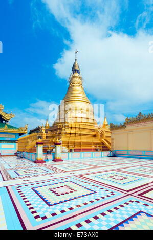 Sagaing Hügel Stupa, Mandalay, Myanmar (Burma), Asien Stockfoto