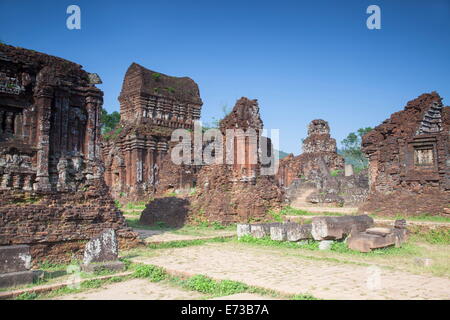 Ruinen von meinem Sohn Heiligtum, UNESCO-Weltkulturerbe Hoi an, Quang Nam, Vietnam, Indochina, Südostasien, Asien Stockfoto