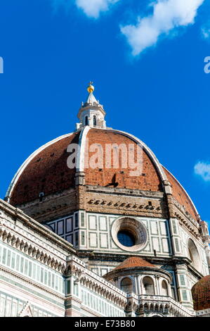 Duomo (Kathedrale), die Kuppel von Brunelleschi, Piazza del Duomo, der UNESCO, Florenz (Firenze), Toskana, Italien Stockfoto