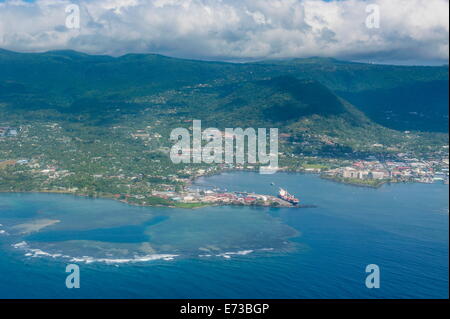 Luftaufnahmen von der Insel Upolu, Samoa, Südsee, Pazifik Stockfoto