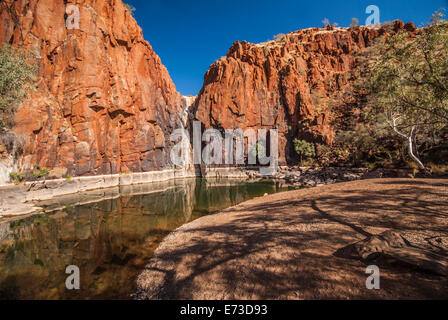 PYTHON POOL, MILLSTREAM CHICHESTER NATIONALPARK, PILBARA REGION NORD WEST, WESTERN AUSTRALIA, AUSTRALIEN Stockfoto