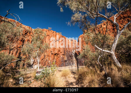 PYTHON POOL, MILLSTREAM CHICHESTER NATIONALPARK, PILBARA REGION NORD WEST, WESTERN AUSTRALIA, AUSTRALIEN Stockfoto