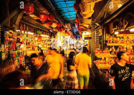 New Taipei City, Taiwan - 30. Juni 2014: Die Landschaft am Meer Berg Stadt in Jiufen, Taiwan Stockfoto
