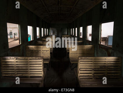 In Djibouti-Addis Abeba Train alten Zug, Dire Dawa Station, Äthiopien Stockfoto