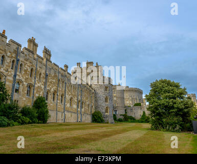 Windsor Castle ist eine königliche Residenz in Windsor in der englischen Grafschaft Berkshire Stockfoto