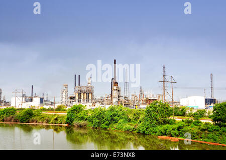 Texas City-Raffinerie in Texas City, Texas, USA Stockfoto