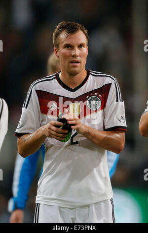 Düsseldorf, Deutschland, DFB, Fußball, deutsche Fußball-Nationalmannschaft, freundliche Match Deutschland vs. Argentinien 2-4 in die Esprit Arena in Düsseldorf auf 03.09.2014 Kevin GROSSKREUTZ (GER) Foto: Norbert Schmidt Stockfoto