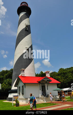 Leuchtturm, St. Augustine, Florida, USA Stockfoto