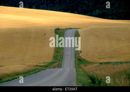 Landstraße im östlichen Idaho Stockfoto