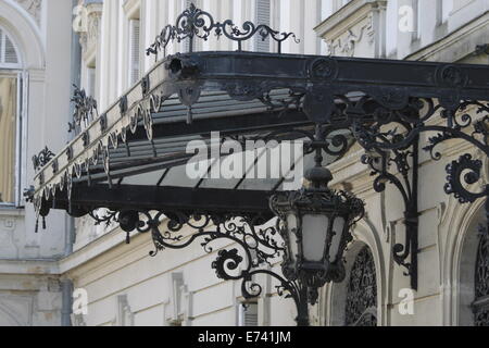 Fassade des Palais Festetics in Keszthely am Plattensee, Ungarn Stockfoto