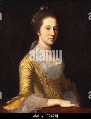 Margaret Strachan, Mrs Thomas Harwood - von Charles Willson Peale, 1771 Stockfoto