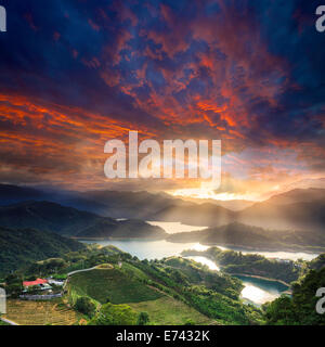 Sonnenaufgang für Adv oder anderen Zweck Verwendung Stockfoto