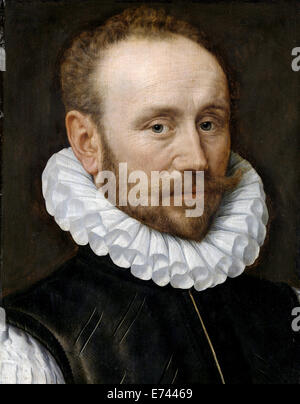 Porträt eines Mannes - von Adriaen Tomasz Key, 1581 Stockfoto