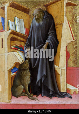 Der Heilige Hieronymus in seiner Studie - von Lorenzo Monaco, 1420 Stockfoto