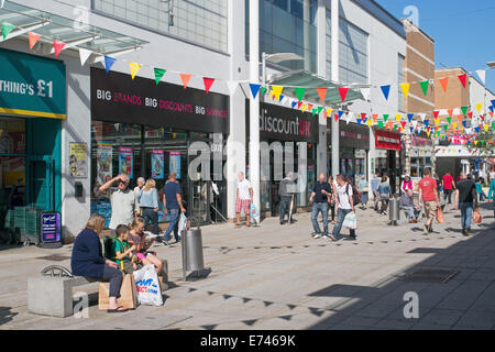 Vancouver Quartal Shopping Centre, Kings Lynn, Norfolk, England, Großbritannien Stockfoto