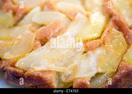 Tarte Tatin mit Äpfeln. Apple Pie. Close-up Stockfoto