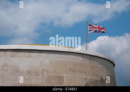 Martello-Turm in Seaford Stockfoto