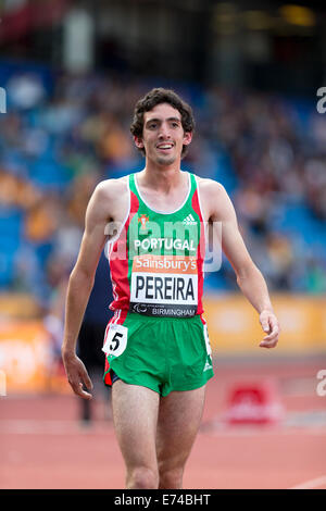 Cristiano PEREIRA, Männer 1500m T20, 2014 IPC Sainsbury-Birmingham-Grand-Prix, Alexander Stadium, UK Stockfoto