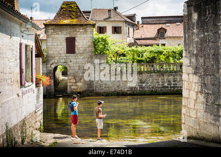 Brantôme, Perigord. Dordogne, Aquitaine, Frankreich Stockfoto