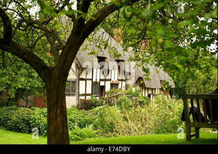 Foto von Ann Hathaways Haus und Garten Stockfoto