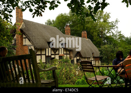 Foto von Ann Hathaways Haus und Garten Stockfoto