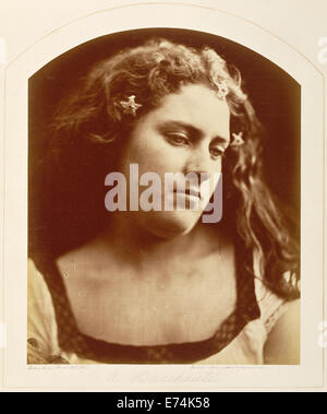 Eine Mänade; Julia Margaret Cameron, Brite/Britin, Indien, 1815-1879 geboren; Süßwasser, England, Europa; 20. Juni 1867 Stockfoto