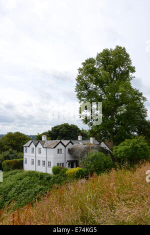 Blick vom Mount Ephraim mit Blick auf das Gemeinwohl in Richtung Spa Stadt von Royal Tunbridge Wells in Kent. Stockfoto