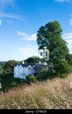 Blick vom Mount Ephraim mit Blick auf das Gemeinwohl in Richtung Spa Stadt von Royal Tunbridge Wells in Kent. Stockfoto