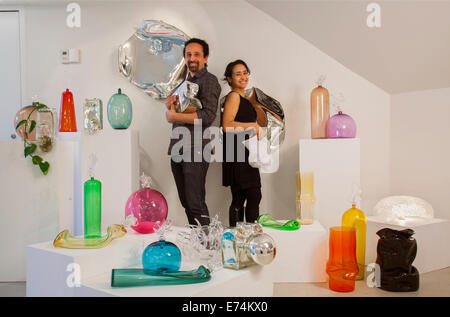 städtischen Glasbläserei Anlage in Brooklyn New York Stockfoto