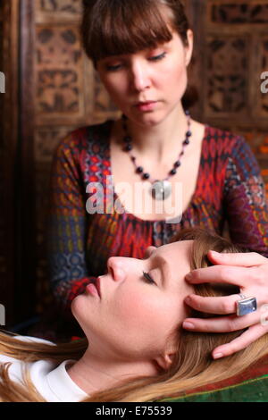 Reiki healing Stockfoto