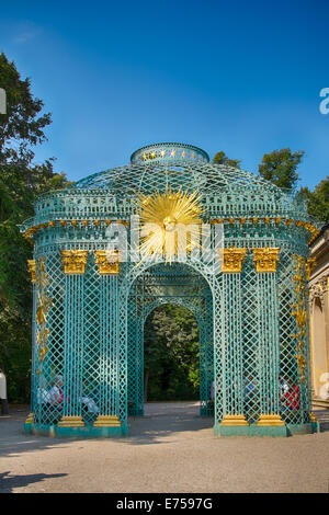 Verzierten Pavillon auf Schloss Sanssouci im Park Sanssouci in Potsdam Berlin im Ausland Stockfoto