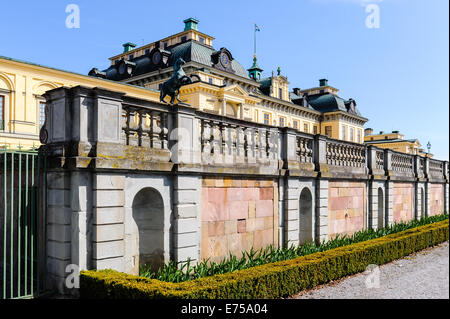 Schweden, Ekerö. Das Drottningholm Palace (Drottningholms Slott). Stockfoto