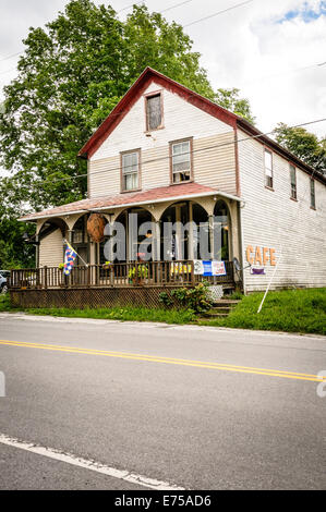 Hübsche Penny Cafe, Hillsboro, West Virginia Stockfoto