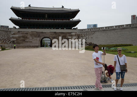 Namdaemun-Tor (Seoul Südtor), Seoul Südkorea. Stockfoto