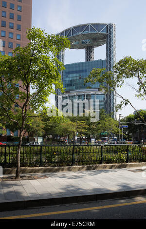 Jongno Tower, Seoul Südkorea. Architekt: Rafael Viñoly. Stockfoto