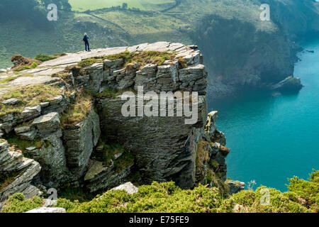 Tal der Felsen Lynton Lynmouth North Devon Stockfoto