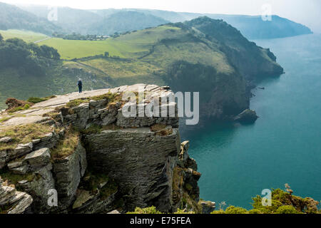 Tal der Felsen Lynton Lynmouth North Devon Stockfoto