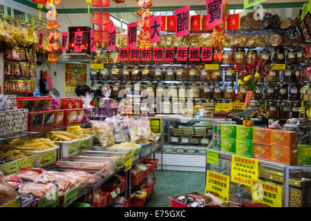 Store interior in Chinatown, San Francisco Stockfoto