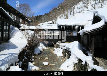 Turunoyu Hot Springs in der Präfektur Akita Stockfoto