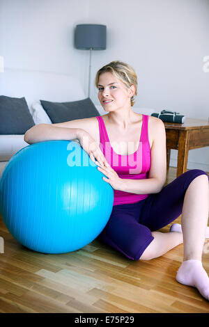 Damen Praktizierenden sport Stockfoto