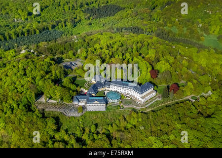 Luftaufnahme, Petersberg Berg, Gästehaus der Bundesrepublik Deutschland, Königswinter, Rheinland Stockfoto