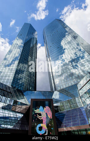 Hauptsitz der Deutschen Bank AG, Westend, Frankfurt Am Main, Hessen, Deutschland Stockfoto