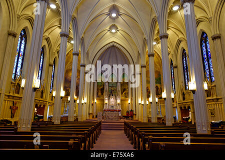 Der Heilige Franziskus von Assisi-Kirche, San Francisco, Kalifornien, USA Stockfoto