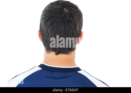 Rückansicht-Football-Spieler hautnah Stockfoto