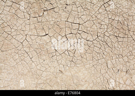 Umweltkonzept, Wasserknappheit und Dürre trockene rissige Schlamm Stockfoto