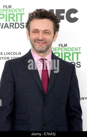 2014 Film unabhängige Spirit Awards Ankünfte feiert Independent- und ihre Filmemacher Featuring: Michael Sheen wo: Santa Monica, Kalifornien, USA als: 1. März 2014 Stockfoto