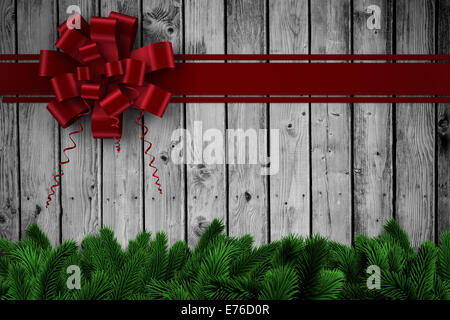 Zusammengesetztes Bild digital erzeugte Tanne Äste Stockfoto